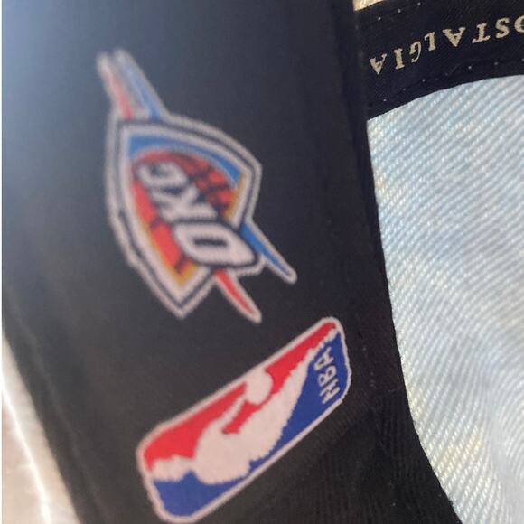 Mitchell & Ness OKC NBA One Size Fits Ball Cap Unisex American Flag - Picture 6 of 8